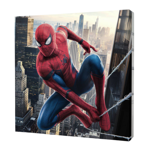 Spider-Man PNG: Heroic Web-Slinger Pose
