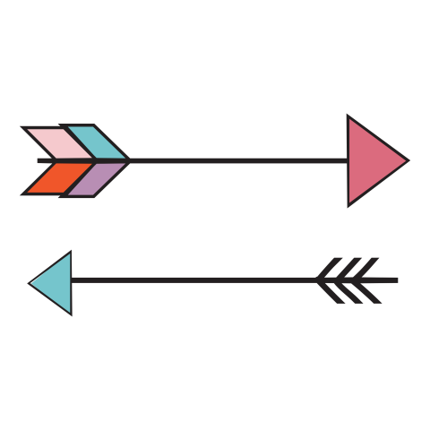 Colorful Arrow PNG | Free Transparent Arrows for Design