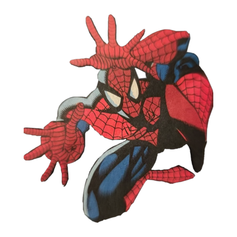 Spider-Man Classic Action Pose Digital Art